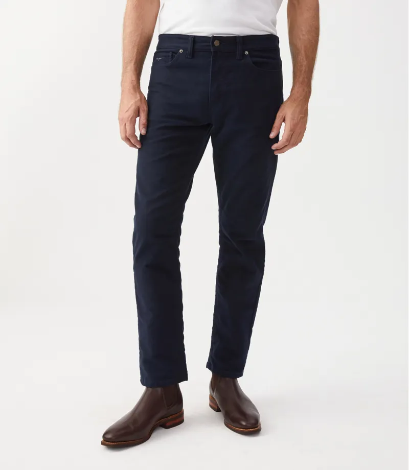 RM Williams Ramco Moleskin Jeans Navy-1