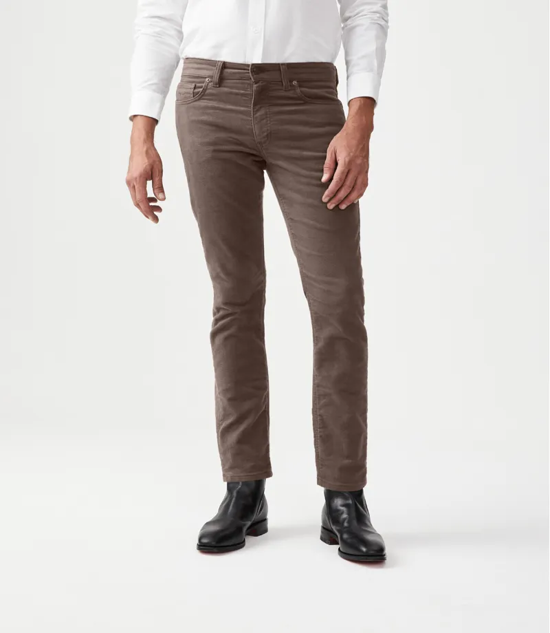 RM Williams Ramco Moleskin Jeans Taupe -1
