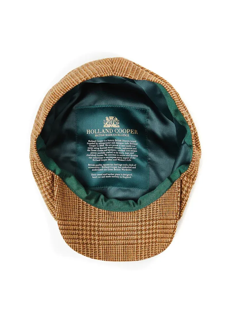 Holland Cooper Baker Boy Cap Tawny-3