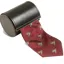 Alan Paine Ripon Silk Tie Duck Bordeaux
