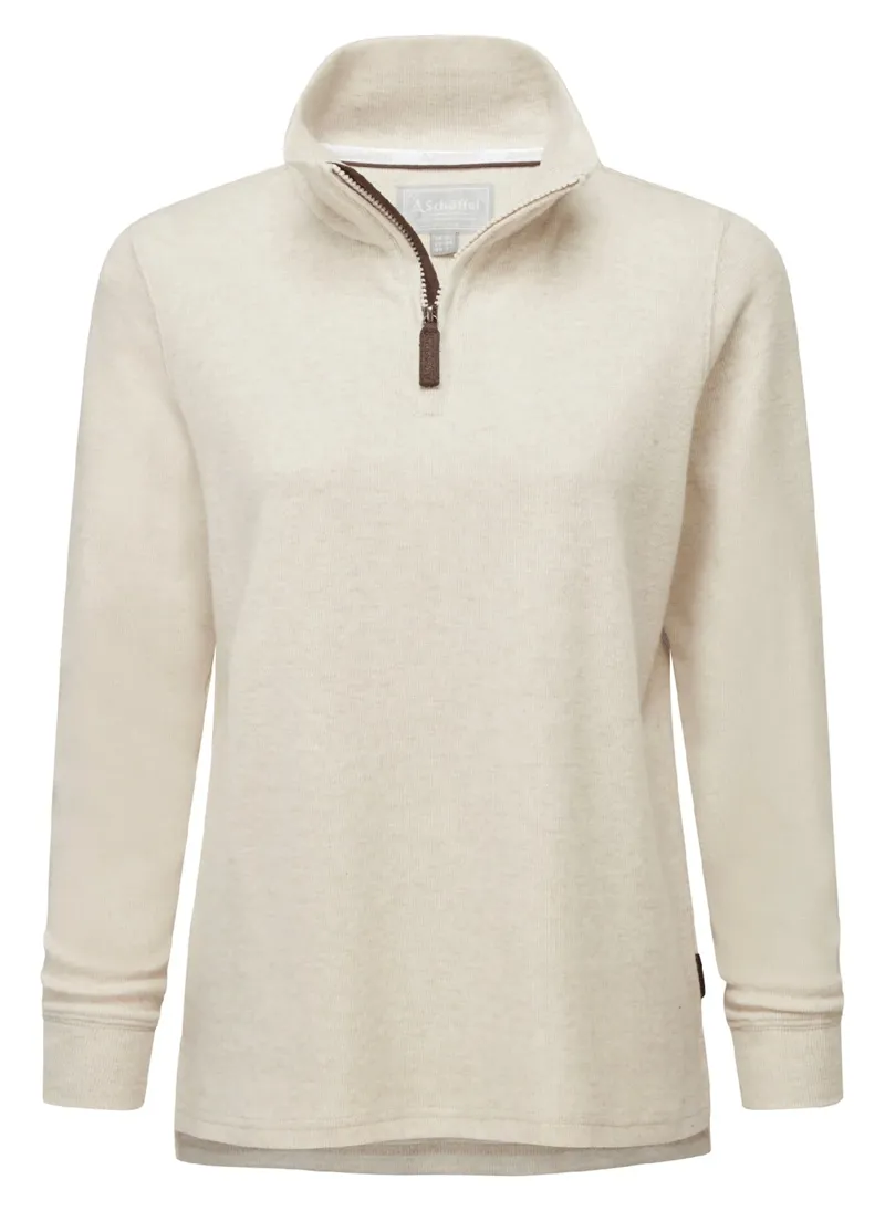 Schoffel Appletree Bay Quarter Zip Jumper Oat