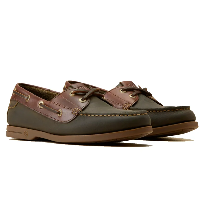 Ariat Antigua Boat Shoes Olive Night