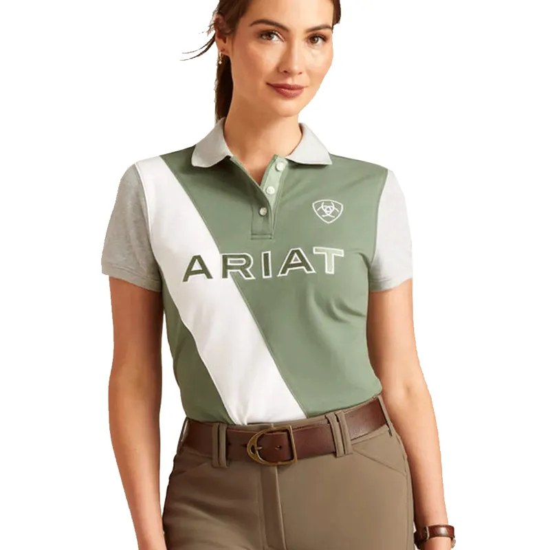 Ariat Taryn Short Sleeve Polo Duck Green