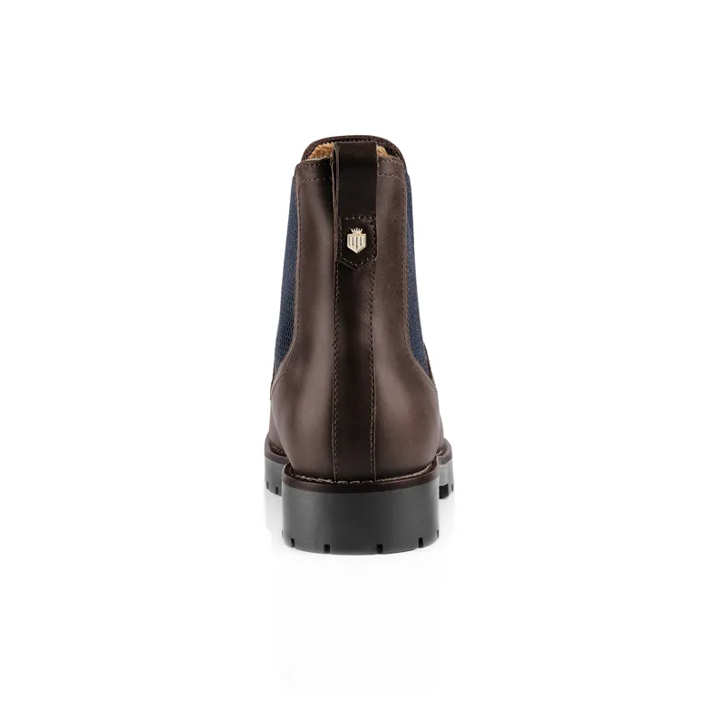 Fairfax and Favor Boudica Ankle Boots Sherling Lined Mahogany Leather-4