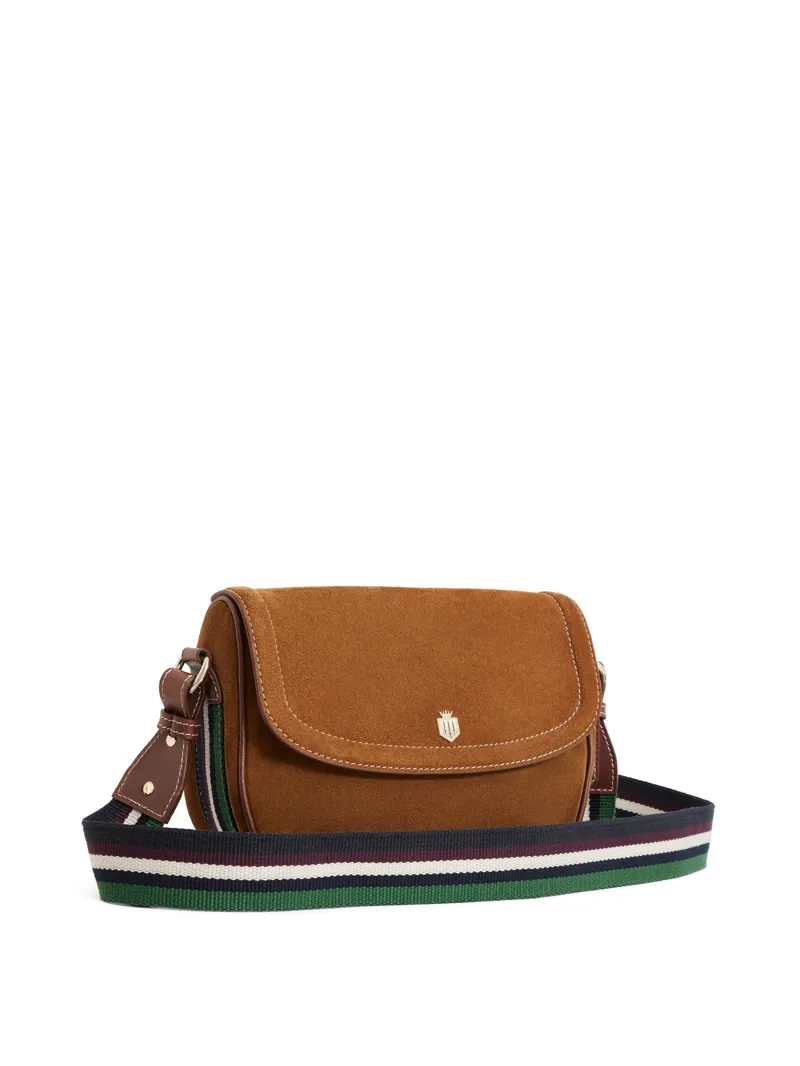 Fairfax and Favor Boston Handbag Tan Suede-6