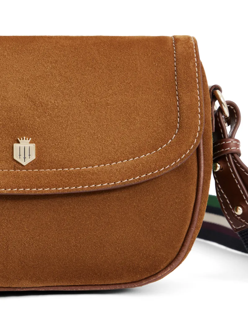 Fairfax and Favor Boston Handbag Tan Suede-8