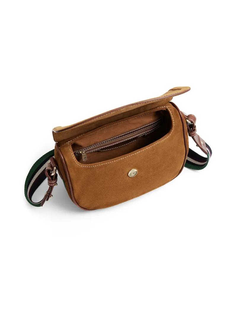 Fairfax and Favor Boston Handbag Tan Suede-11