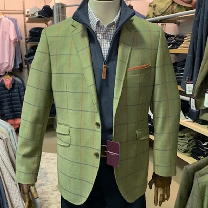 Brook Taverner Boston Check Tweed Sports Jacket-1