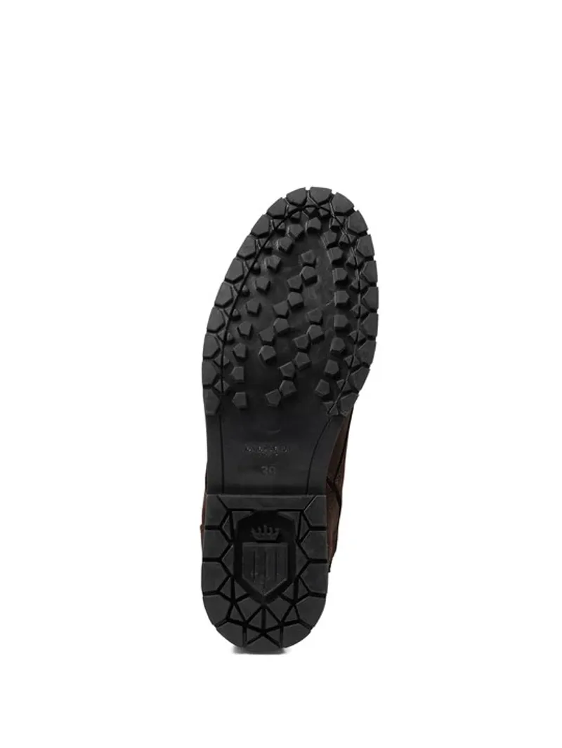 Fairfax and Favor Anglesey Boots Shearling Lined Chocolate Nubuck-7