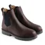 Fairfax and Favor Boudica Ankle Boots Sherling Lined Mahogany Leather
