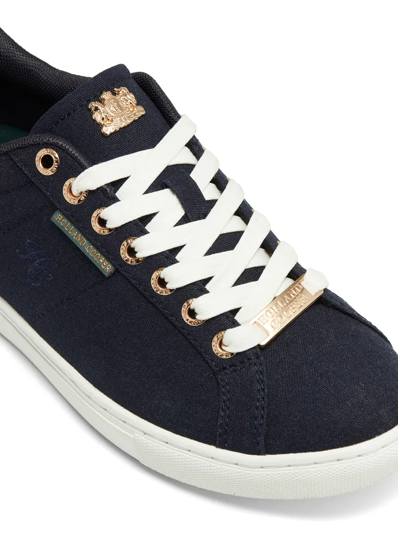 Holland Cooper Chelsea Court Trainers Ink Navy-9