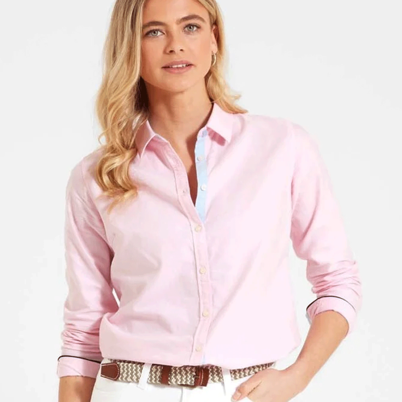 Schoffel Cley Soft Oxford Shirt Pale Pink-1