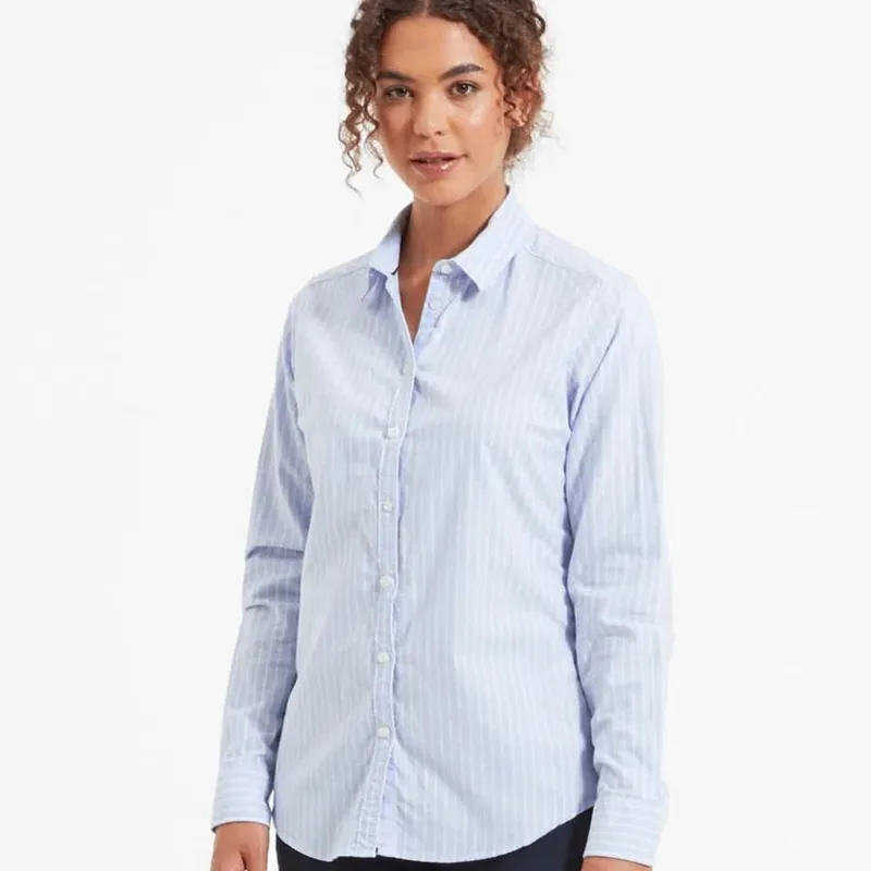 Schoffel Cley Soft Oxford Shirt Blue / Pink Stripe-1