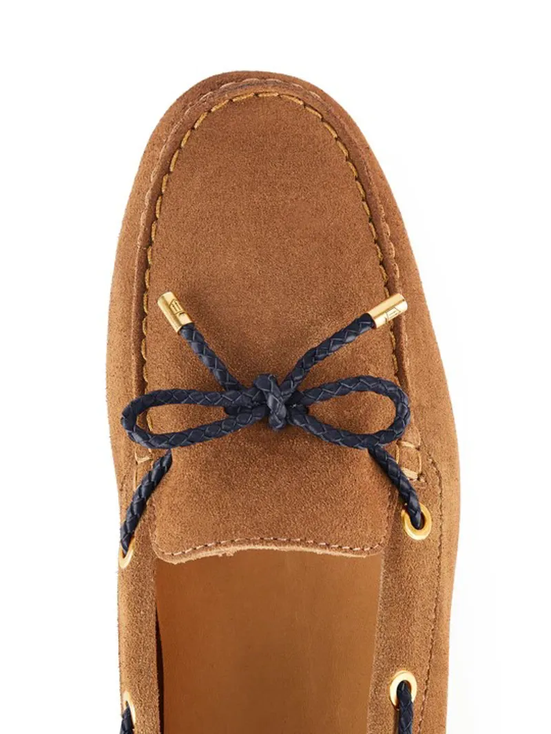 Fairfax and Favor Henley Tan Navy Suede-5