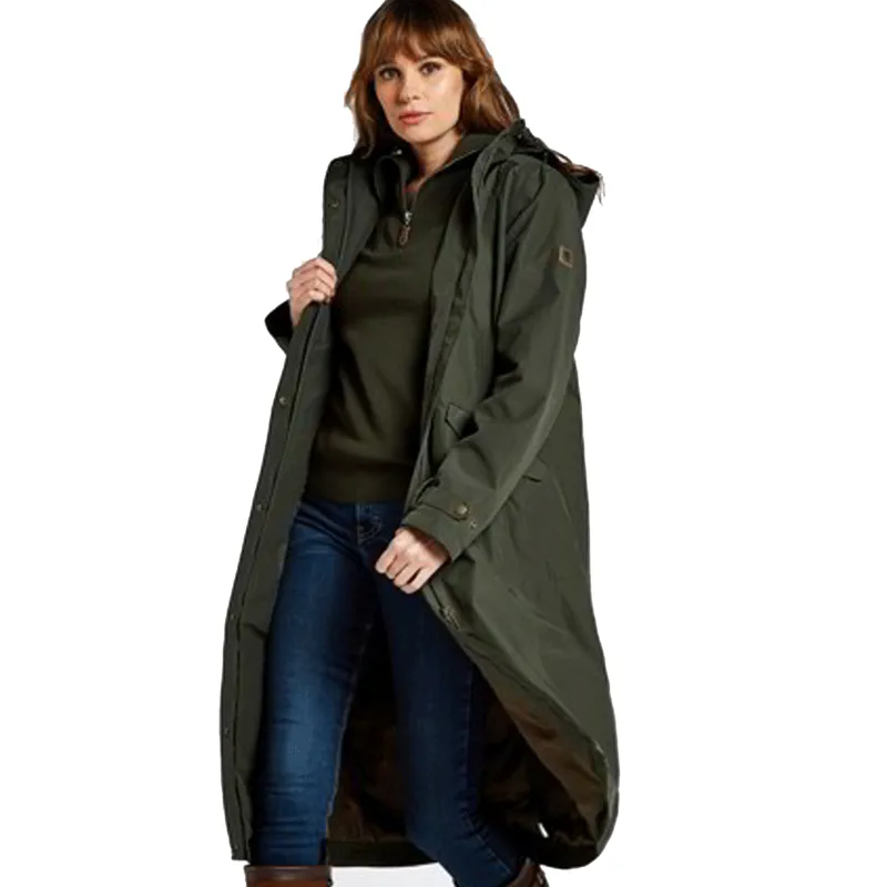 Dubarry Alderford Waterproof Coat Pesto-1