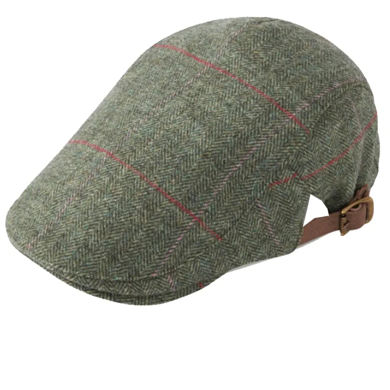 Alan Paine Combrook Tweed Country Cap Heath