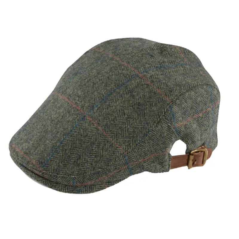 Alan Paine Combrook Tweed Country Cap Spruce