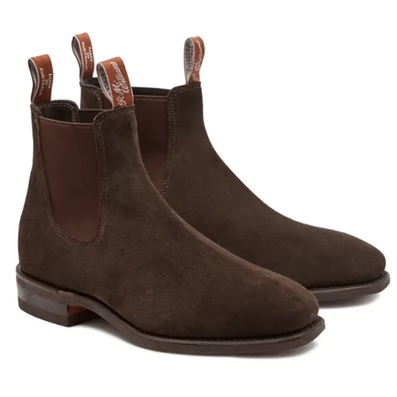 RM Williams Comfort Craftsman Boots Chocolate Suede