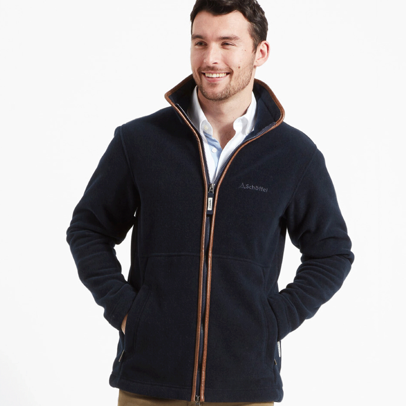 Schoffel Cottesmore Fleece Jacket Navy-1