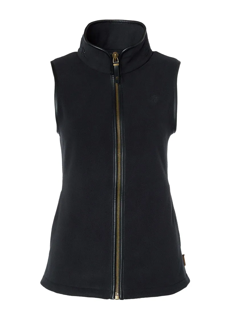 Holland Cooper Country Fleece Gilet Black-7
