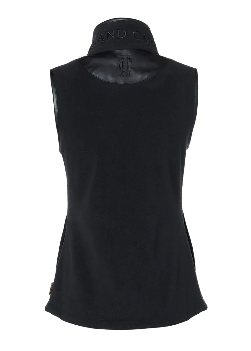 Holland Cooper Country Fleece Gilet Black-8