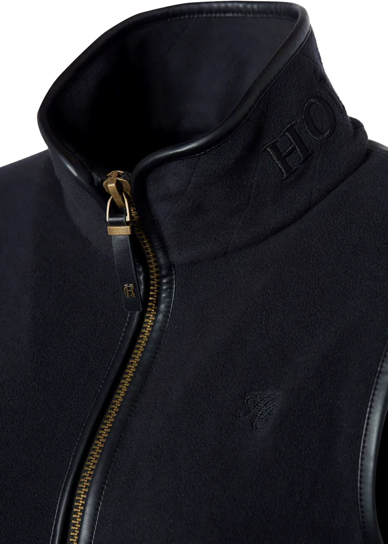 Holland Cooper Country Fleece Gilet Black-10