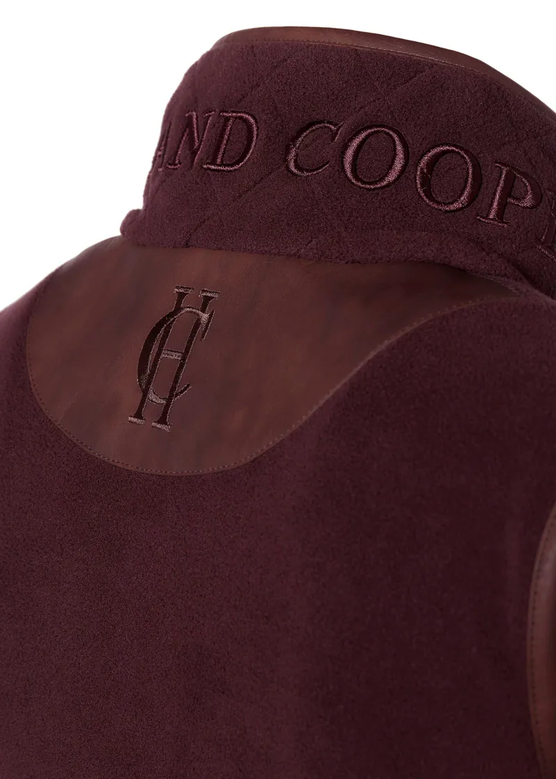 Holland Cooper Country Fleece Gilet Mulberry-7