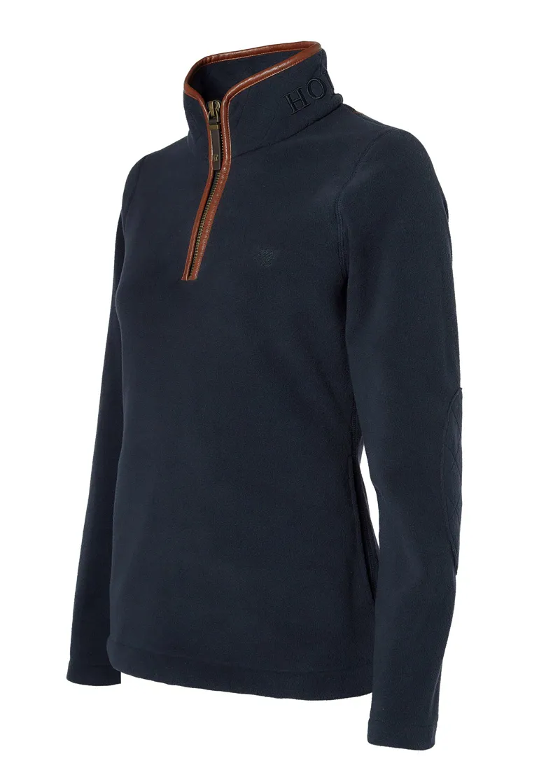 Holland Cooper Country Fleece Half Zip Jumper Ink Navy-6