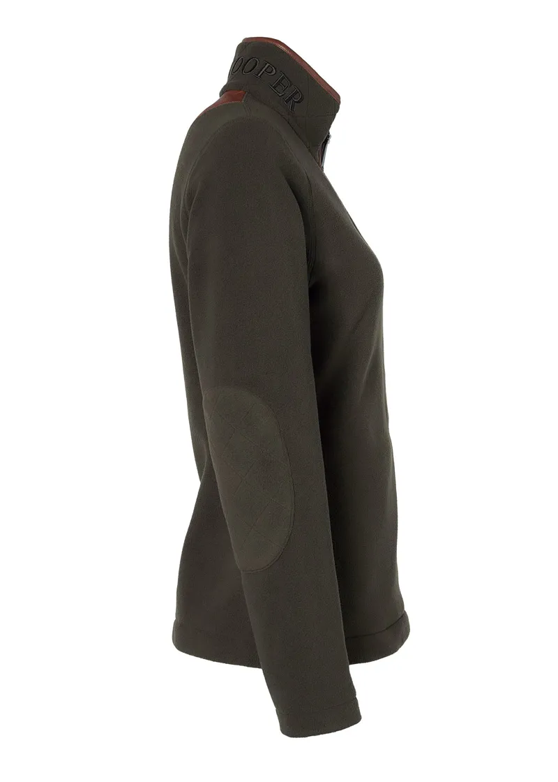 Holland Cooper Country Fleece Half Zip Jumper Khaki-6