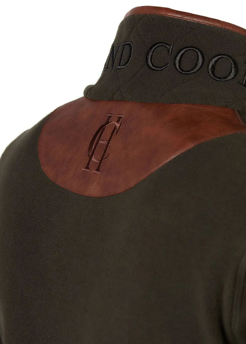 Holland Cooper Country Fleece Half Zip Jumper Khaki-8