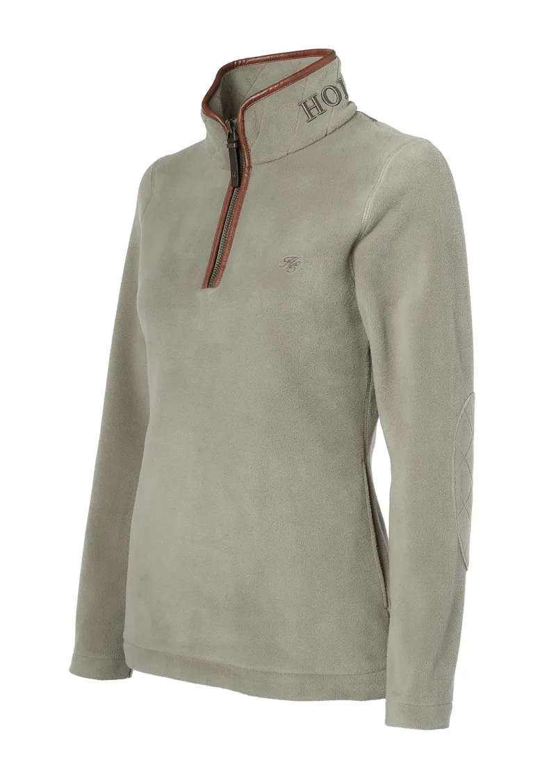 Holland Cooper Country Fleece Half Zip Jumper Sage-6