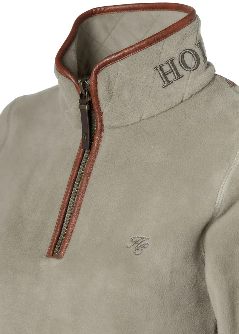 Holland Cooper Country Fleece Half Zip Jumper Sage-7