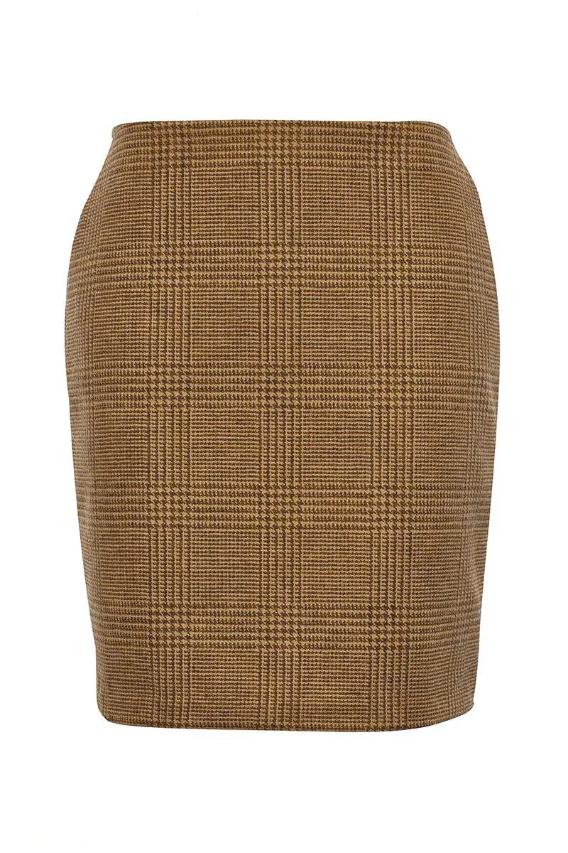 Holland Cooper Chelsea Mini Skirt Tawny-3