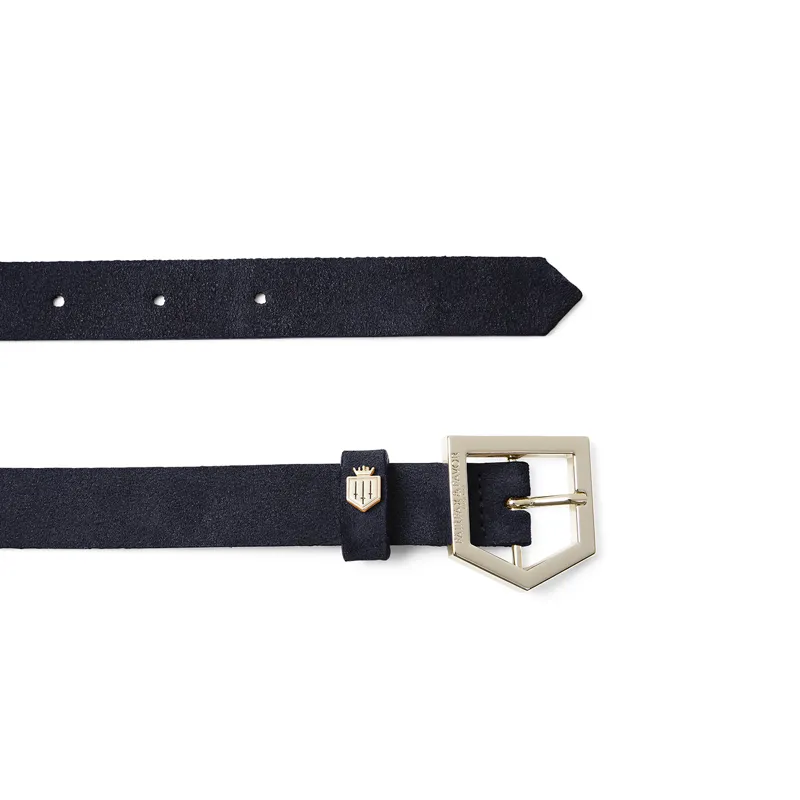 Fairfax and Favor Sennowe Belt Navy Suede-2