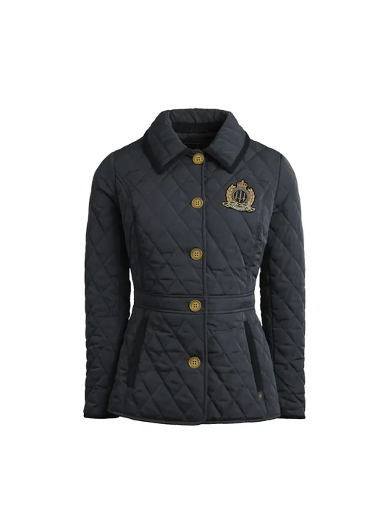 Fairfax and Favor Bella Quilted Jacket Navy-4