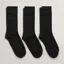 Gant Soft Cotton Socks 3 Pack Black