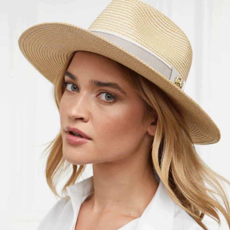Holland Cooper Francesca Hat Natural Taupe-1