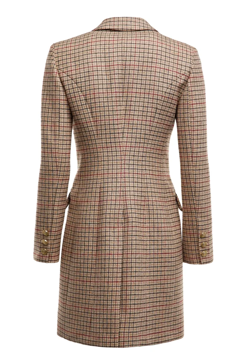 Holland Cooper Highgrove Coat Charlton Tweed-7