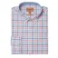 Schoffel Holkham Classic Shirt French Navy/Sky Blue/Sun Coral