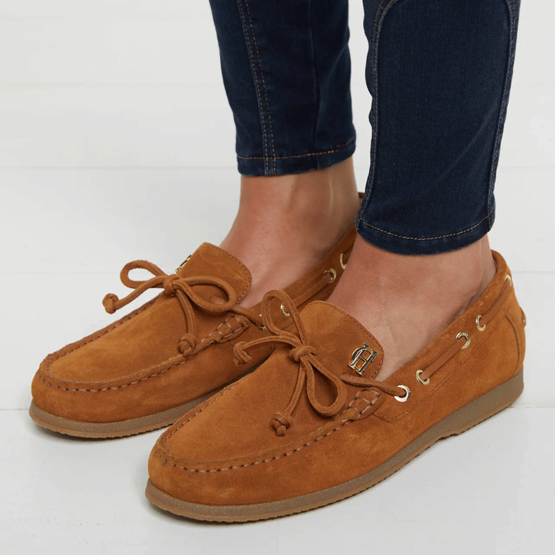 Holland Cooper Deck Shoes Tan-1