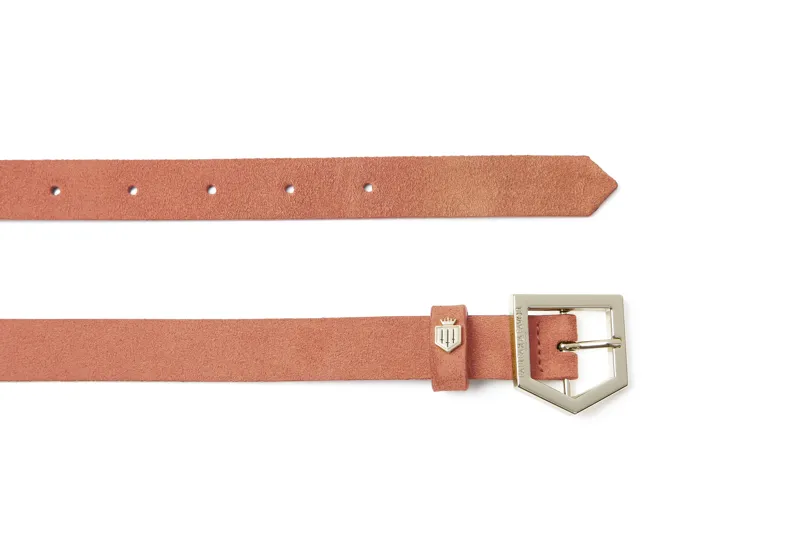 Fairfax and Favor Sennowe Belt Melon Suede-2