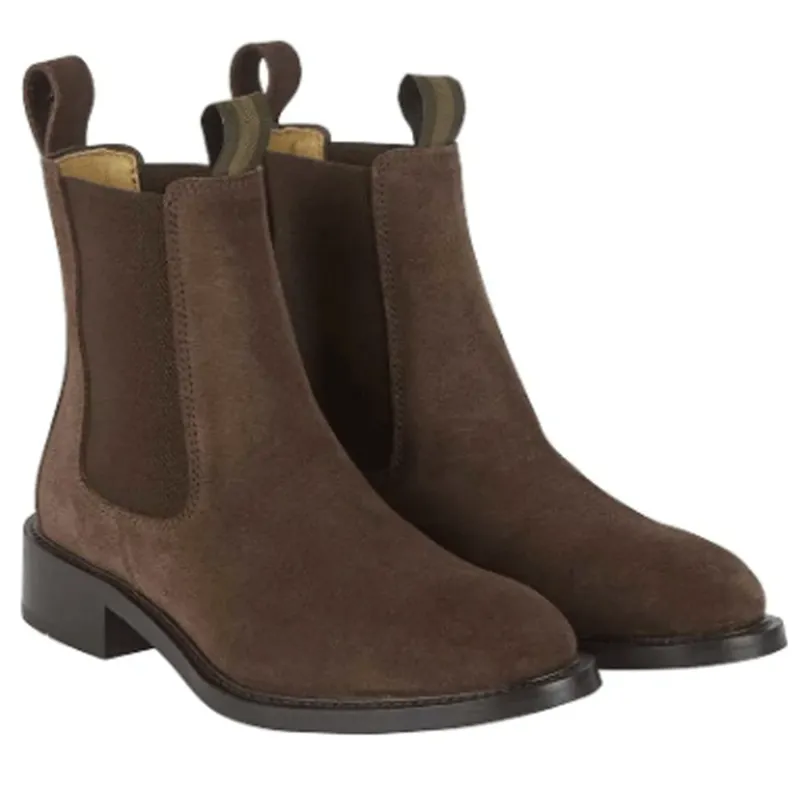 Le Chameau La Chelsea Suede Marron Fonce