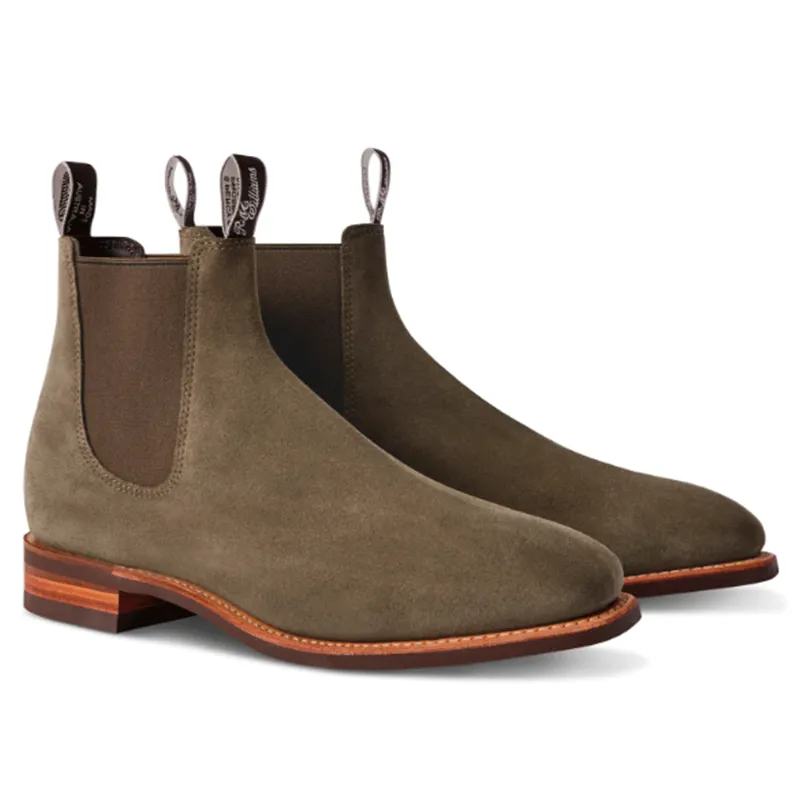 RM Williams Comfort Craftsman Boots Lichen Suede