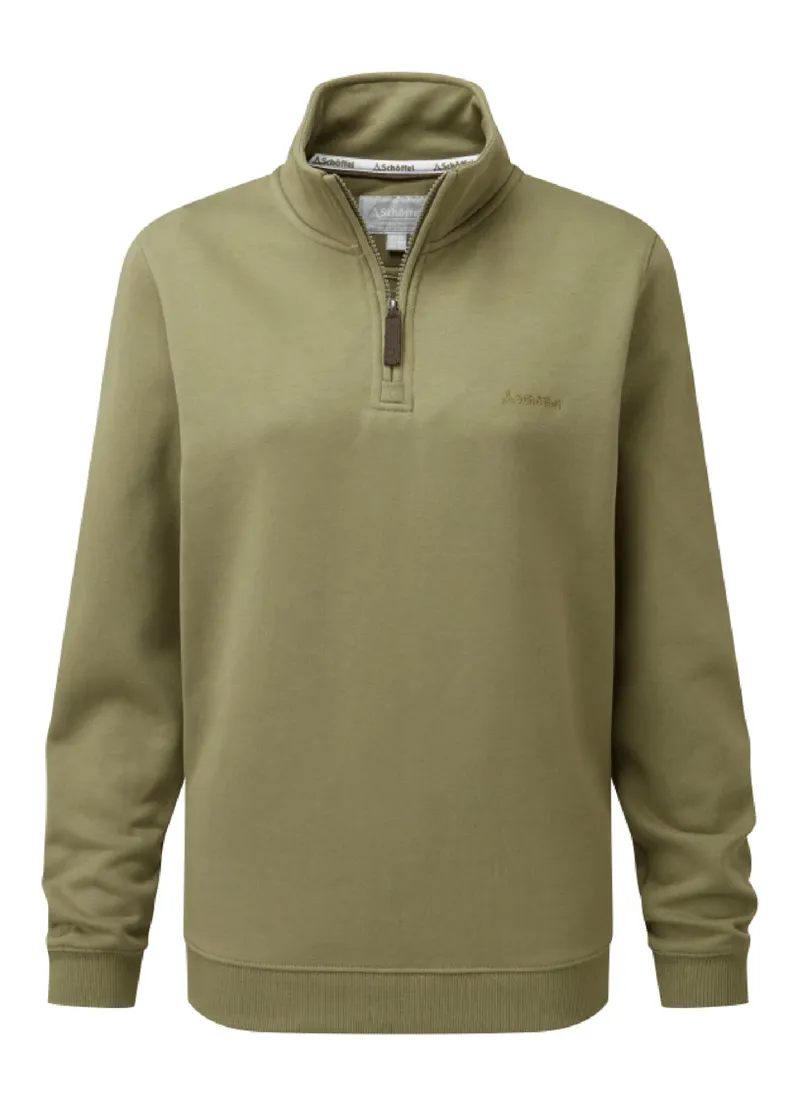Schoffel Sennen Cove Sweatshirt Light Khaki Green