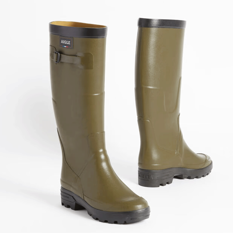 Aigle Benyl Kaki Lightweight Expert Boots-1