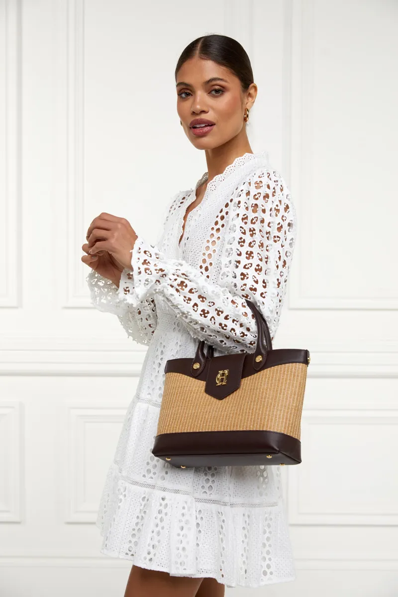 Holland Cooper Valencia Mini Tote Chocolate-1