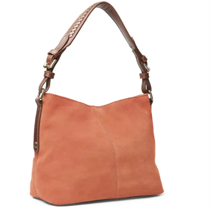 Fairfax and Favor Mini Tetbury Handbag Melon Suede