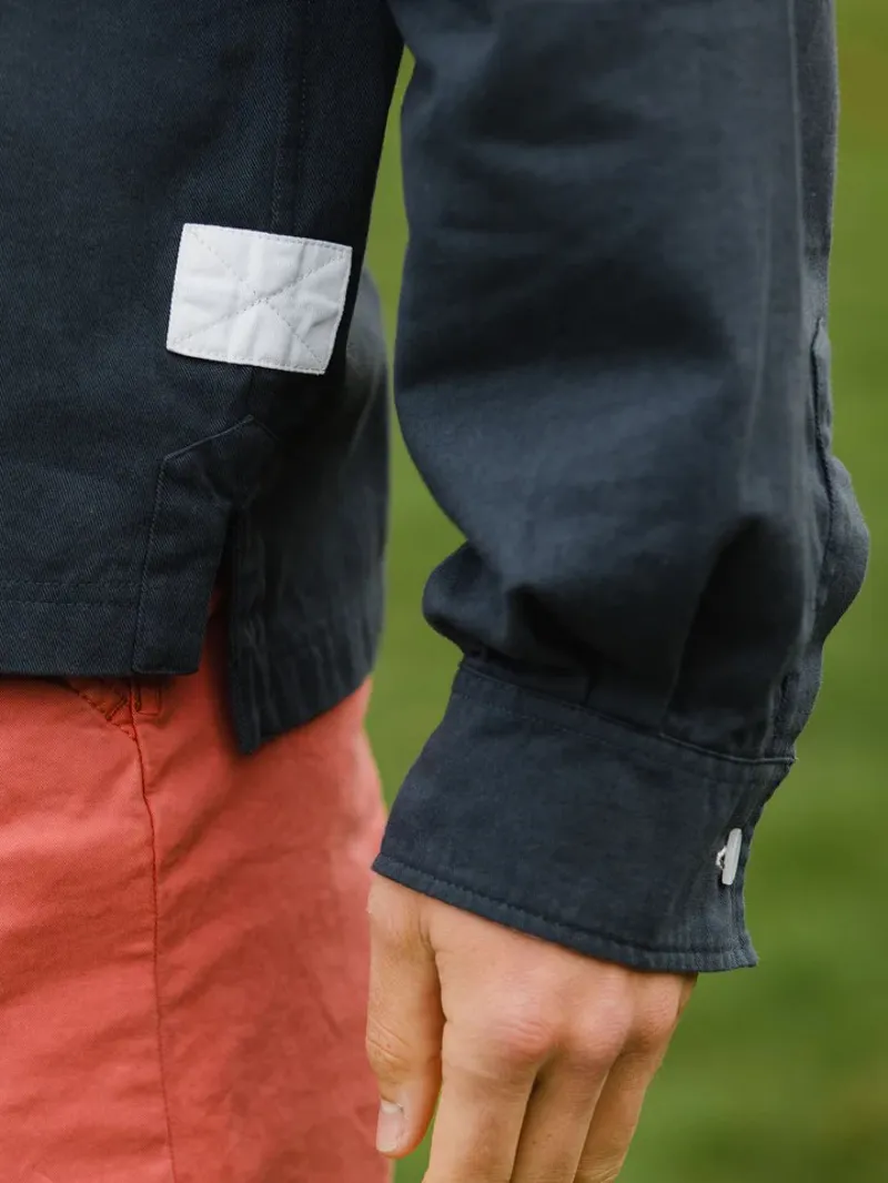 Beaumont and Bear Sandhills Unisex Deck Shirt Washed Navy-6