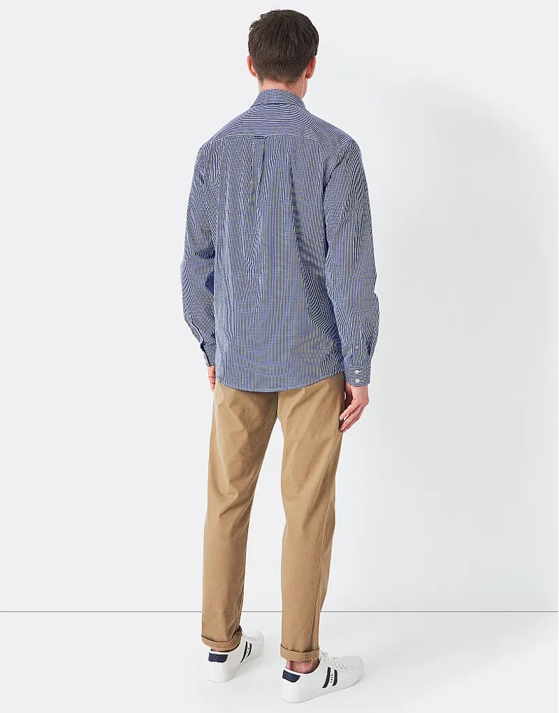 Crew Micro Gingham Classic Check Shirt Ultramarine-4