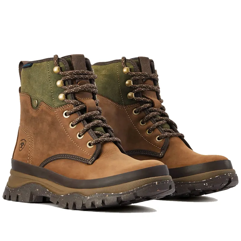 Ariat Moresby Waterproof Boot Oily Distressed Brown